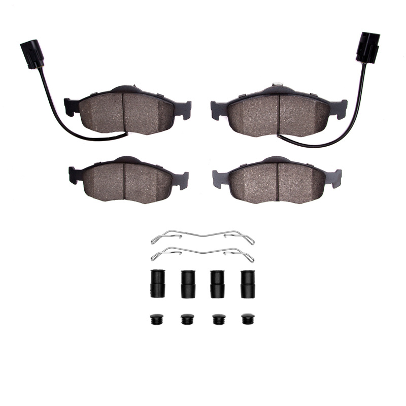 Ford Contour Brake Pads - Front - R1 Concepts - Semi Met Pads - `98-`04 Ford Contour Brake Pads - Front - R1 Concepts - Semi Met Pads - `98-`04